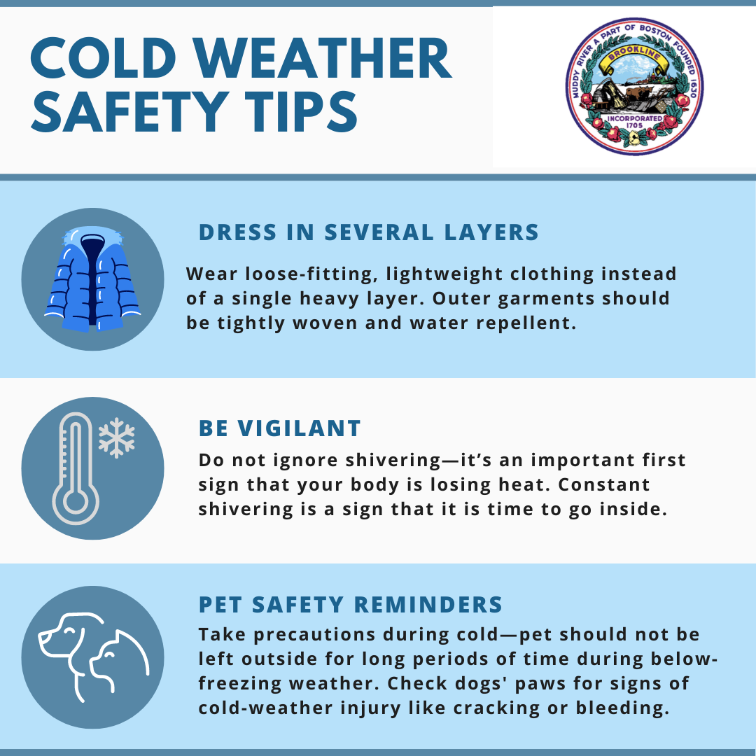 Town of Brookline Announces Extreme Cold Advisory and Safety Tips - Brookline Town News Portal
